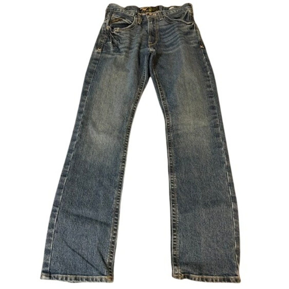 Ariat Rebar M5 Jeans Mens Size 32x34 Blue Straight Leg Workwear Durable Denim